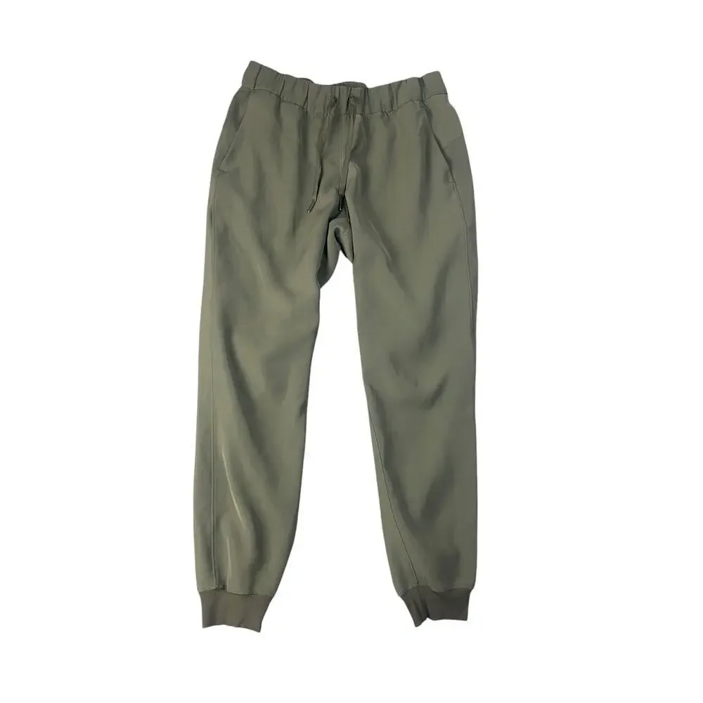 Lululemon Women’s Size 8 Green On The Fly Lightweight Breathable Joggers